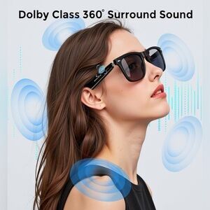 NIB- Handsfree Phone 
DMES AI SMART SUNGLASSES
Black frames, UV lens